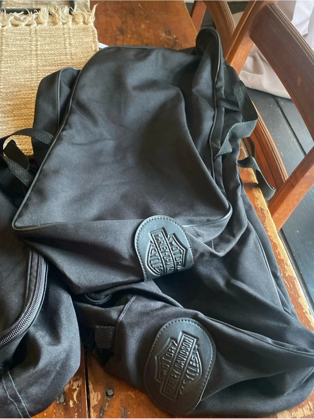 Harley-Davidson Black 3-Piece Motorcycle Bag Set